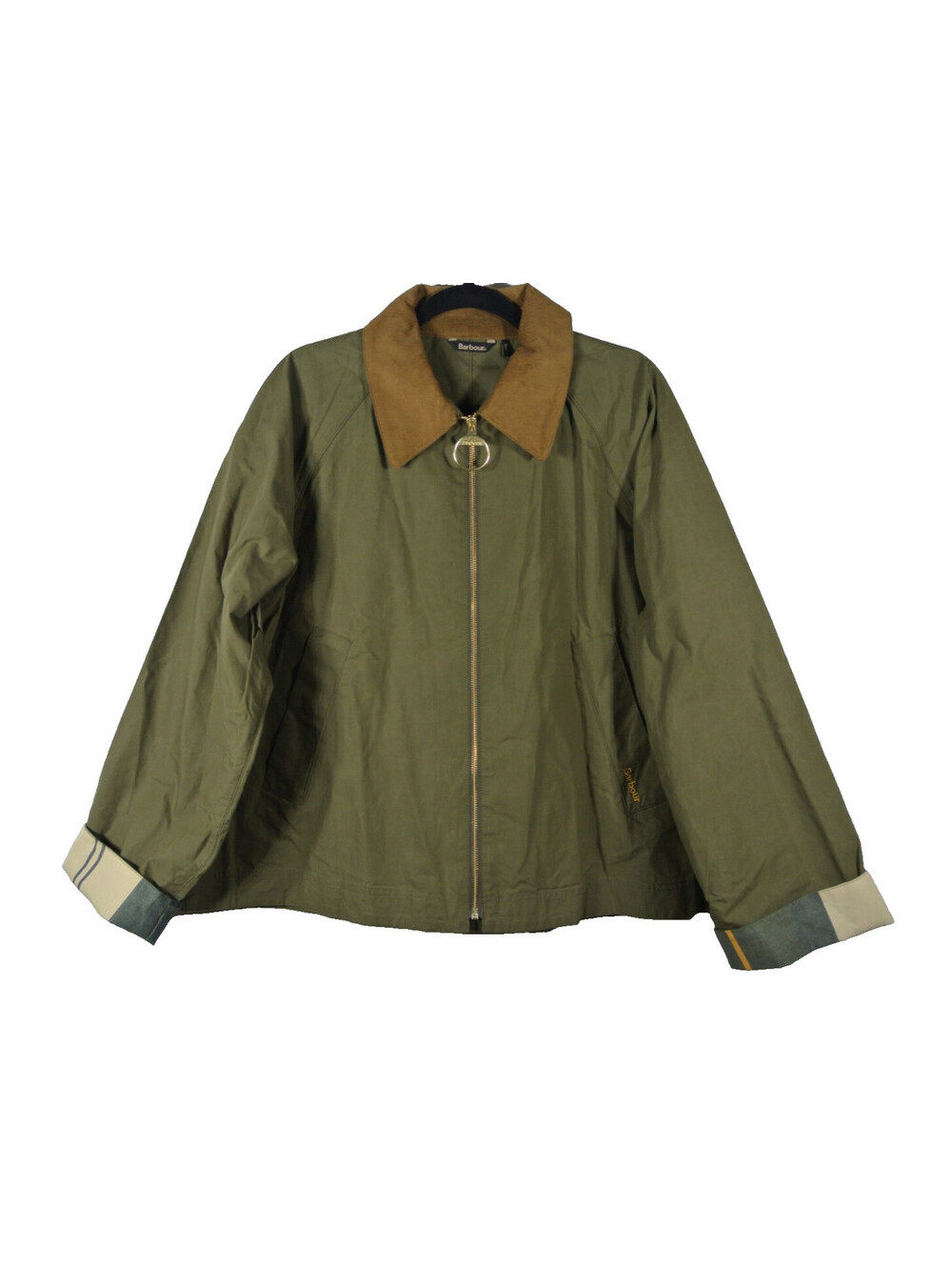 NEW, Barbour Catlin Casual Jacket in Olive Sz 12 #SJ2721